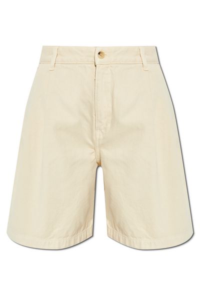Maison Kitsuné Casual Pleated Bermuda Shorts