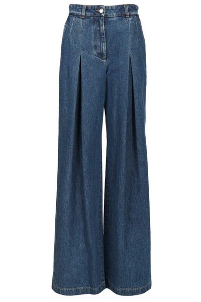 Dolce & Gabbana High Waisted Wide Leg Jeans