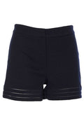 TWINSET High-Waist Embroidered Shorts