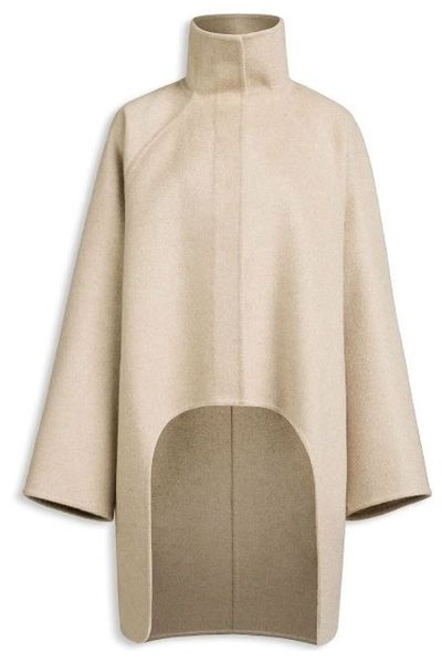 Alaïa High Neck Cut-Out Cape