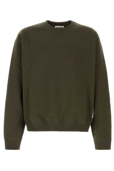 Jil Sander Crewneck Long-Sleeve Sweatshirt