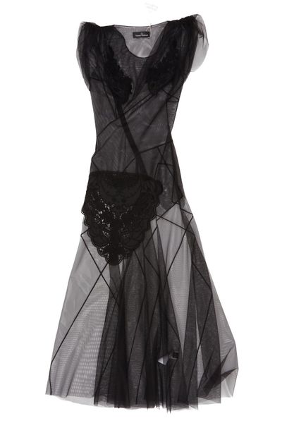 Vivienne Westwood Meshed Lace-Detailed Dress