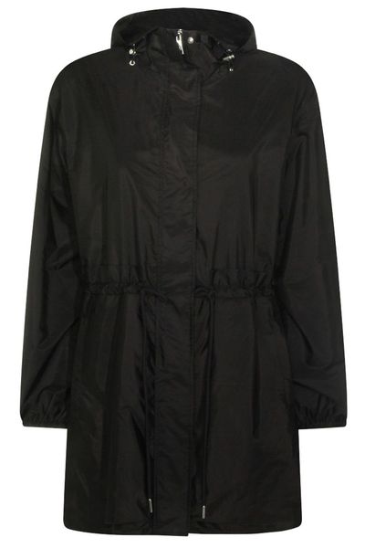 Moncler Weteau Hooded Drawstring Detailed Coat
