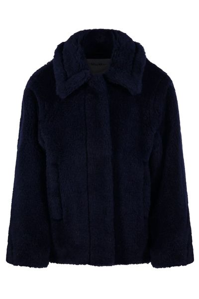 Max Mara Fuggito Button-Up Coat