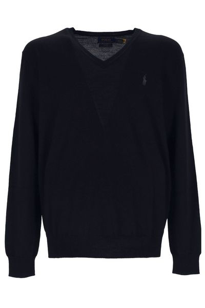 Polo Ralph Lauren Polo Pony Embroidered V-Neck Jumper