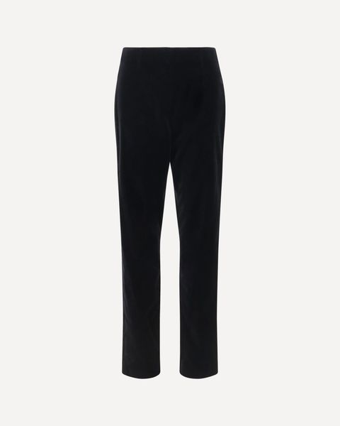 Khaite Ryden High-Waist Velvet Pants