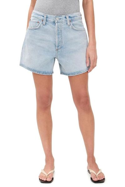 AGOLDE Leith Low-Rise Denim Shorts