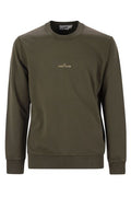 Stone Island Logo Printed Crewneck Sweatshirt