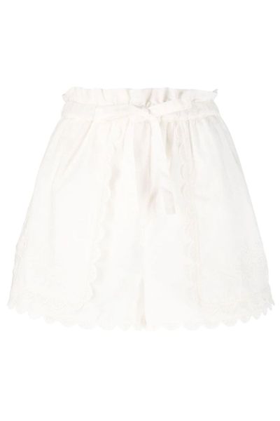 Ulla Johnson Nellie Ruffled Shorts