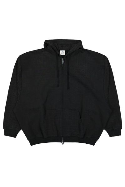 Vetements Drawstring Zip-Up Hoodie