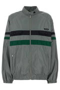 Miu Miu Logo-Patch Zipped Panelled Jacket