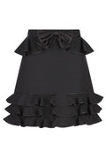 Valentino Bow Detailed Ruffled Skirt