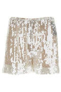 Federica Tosi Sequin Net Design Tech Shorts