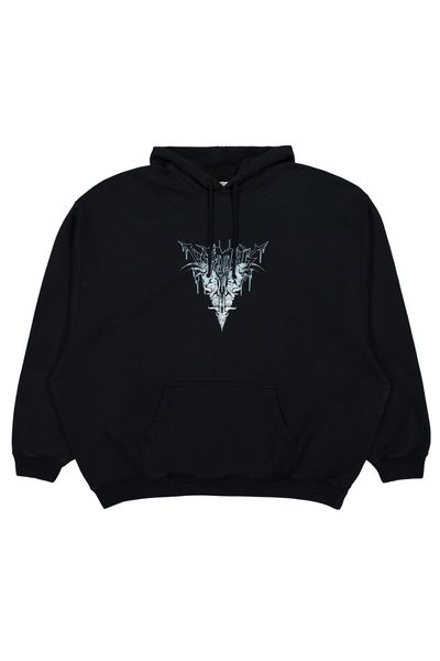 Vetements Bone V Drawstring Hoodie