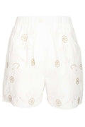 Forte Forte Lace Embroidered Poplin Shorts