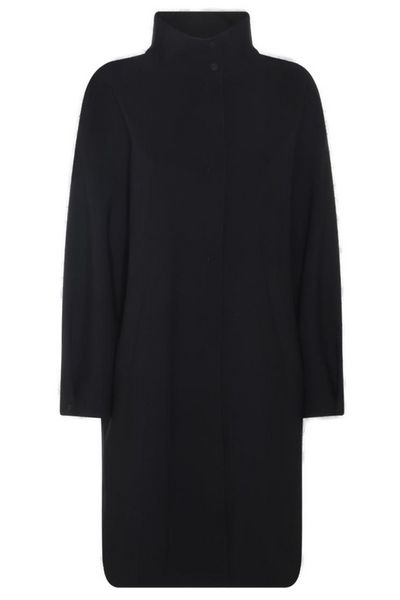 Herno High-Neck Long Sleeved Coat