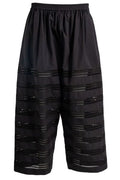 Alaïa Sheer Stripe Wide-Leg Pants