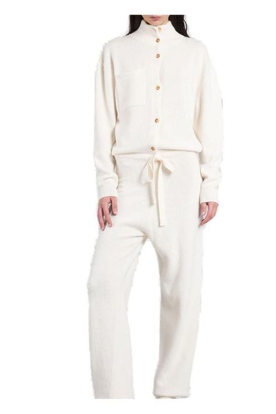 Laneus Knitted High Neck Jumpsuit