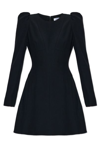 Alexander McQueen Puff-Sleeved Flared Mini Dress