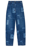 Palm Angels Patterned Jeans