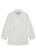 Valentino Embroidered Button-Up Poplin Shirt