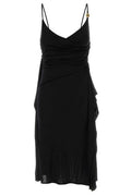 Versace Draped Cocktail Dress