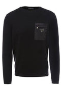 Prada Logo Pocket Knitted Jumper