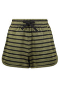 RED Valentino Drawstring Striped Shorts