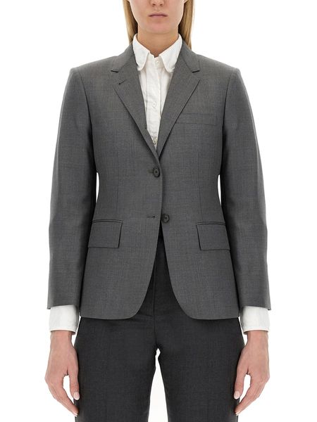 Thom Browne Single-Breasted Twill Blazer