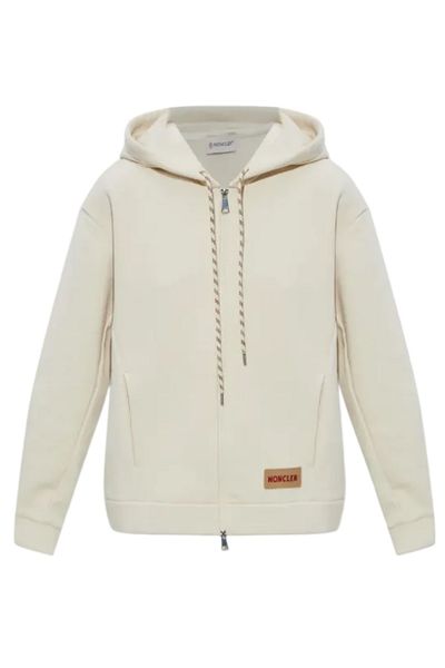 Moncler Logo Patch Drawstring Hoodie