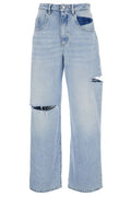 Icon Denim Poppy Ripped Jeans with Logo Patch