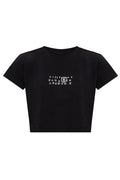 MM6 Maison Margiela Cropped Logo T-Shirt