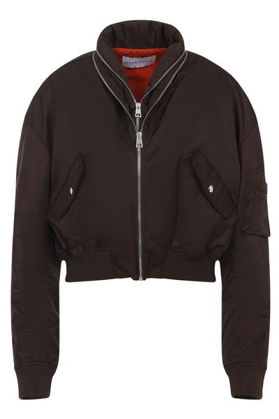 Givenchy Zip-Up Shawl Collar Bomber Jacket