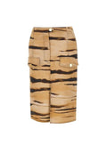 Elisabetta Franchi Printed Cargo Skirt