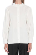 Saint Laurent Lace Collor Button-Up Shirt