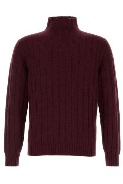 Brunello Cucinelli Ribbed Cashmere Turtleneck Sweater