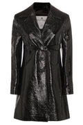 Courrèges Belted Short Heritage Vinyl Coat