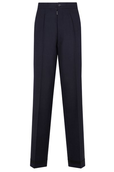 Maison Margiela High-Waist Pressed Crease Trousers