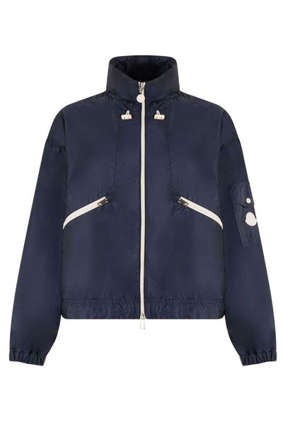 Moncler Logo Patch Zip-Up Jacket