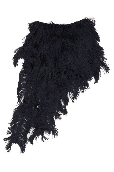 Alaïa Asymmetric Fringed Skirt