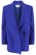 Alexander McQueen Asymmetric Double-Breasted Tailored Blazer