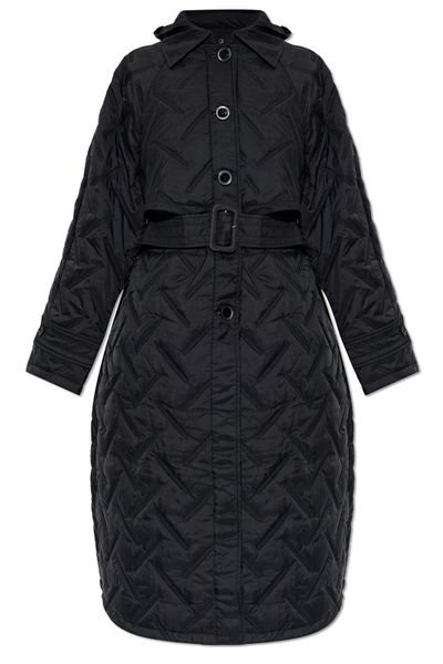 Emporio Armani Belted Quilted Coat