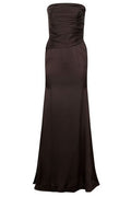 Alex Perry Strapless Tucked Gown