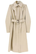 Alexander McQueen Pleated Belted Trench Coat