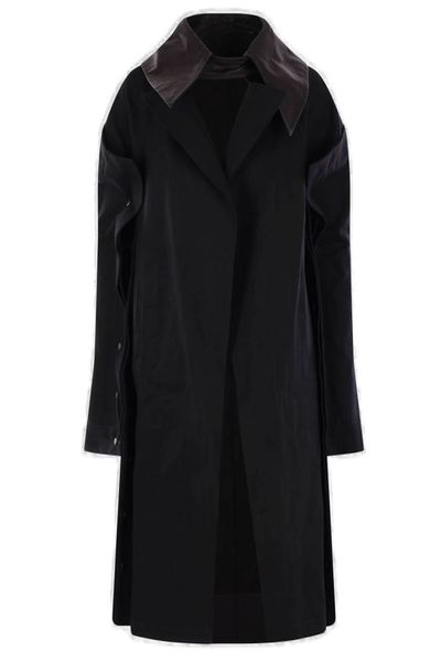 Yohji Yamamoto Long-Sleeved Straight-Hem Coat