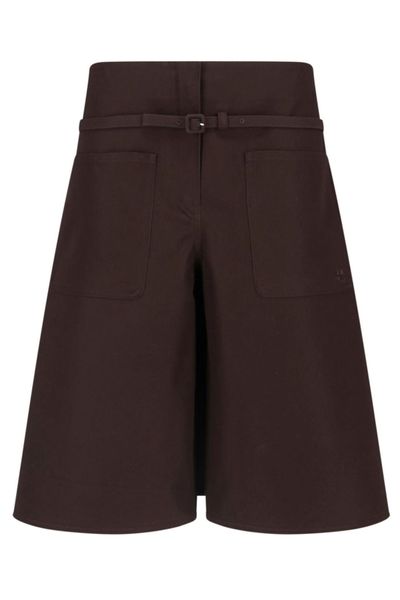 Courrèges Belted Knee-Length Shorts