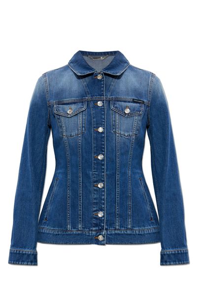 Dolce & Gabbana Fitted Waist Denim Jacket