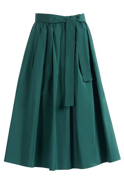Weekend Max Mara Wkdalpaca Pleated Midi Skirt