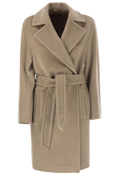 Max Mara Studio Scire Belted Long-Sleeved Coat