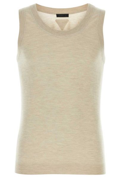 Prada Sleeveless Knitted Tank Top